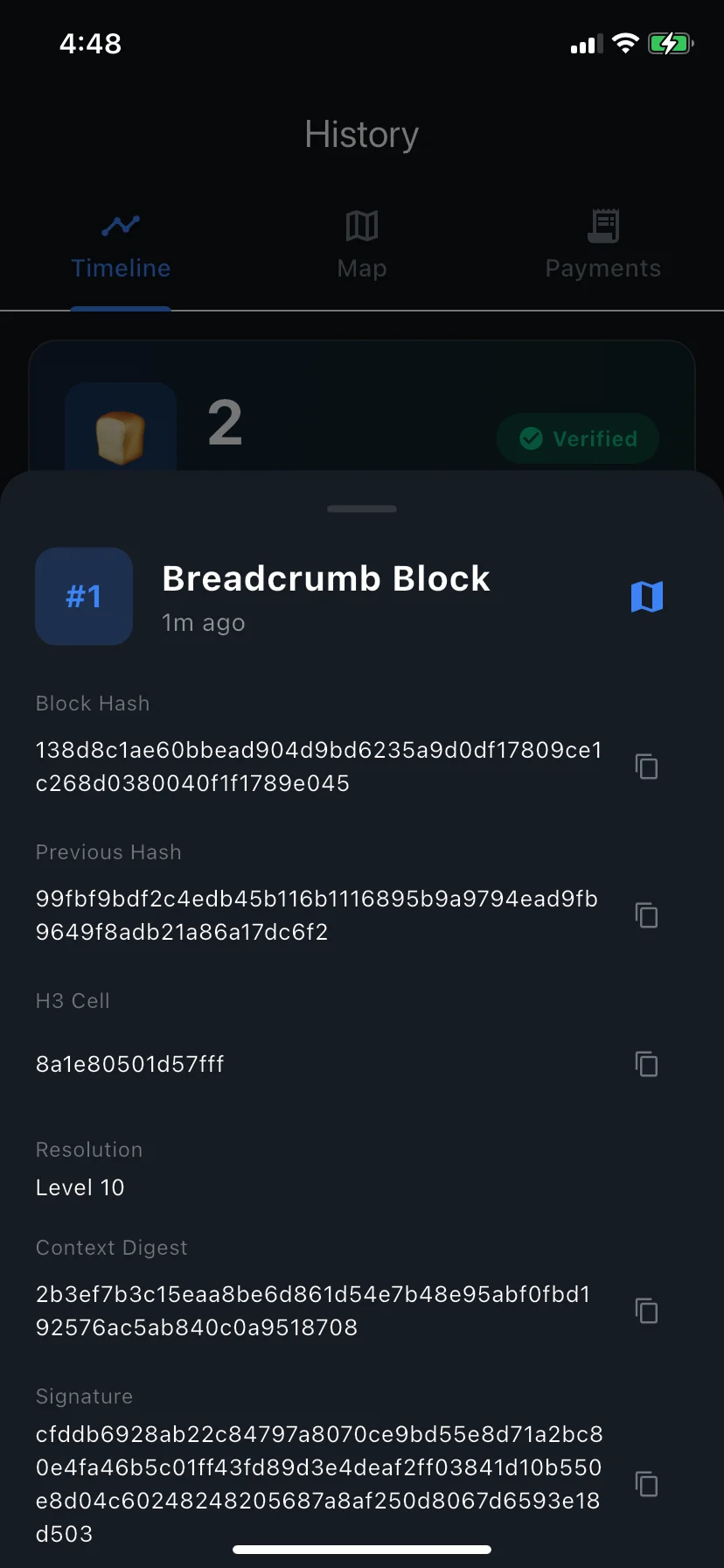 Breadcrumb Chain